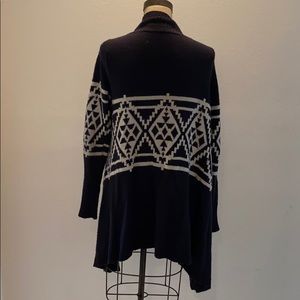 Black and Tan Cardigan